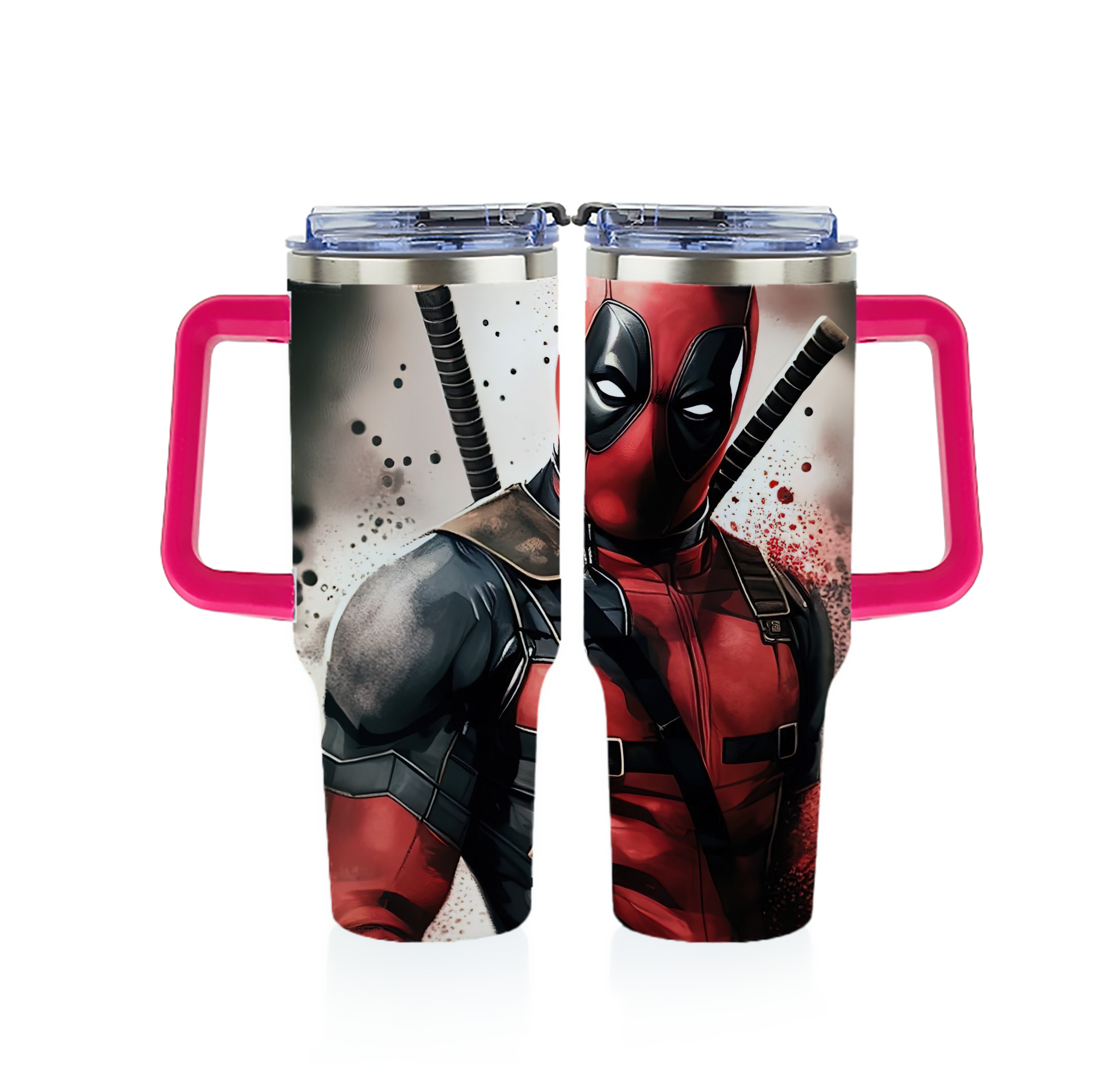（画像用） Deadpool デッドプール 1200ｍLフルプリント車用タンブラー